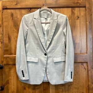 H & M Plaid Suit Jacket Size 4